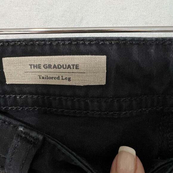 AG Adriano Goldschmied The Graduate SUD Tailored Leg Pants Black Men's 34x32 - Picture 5 of 15
